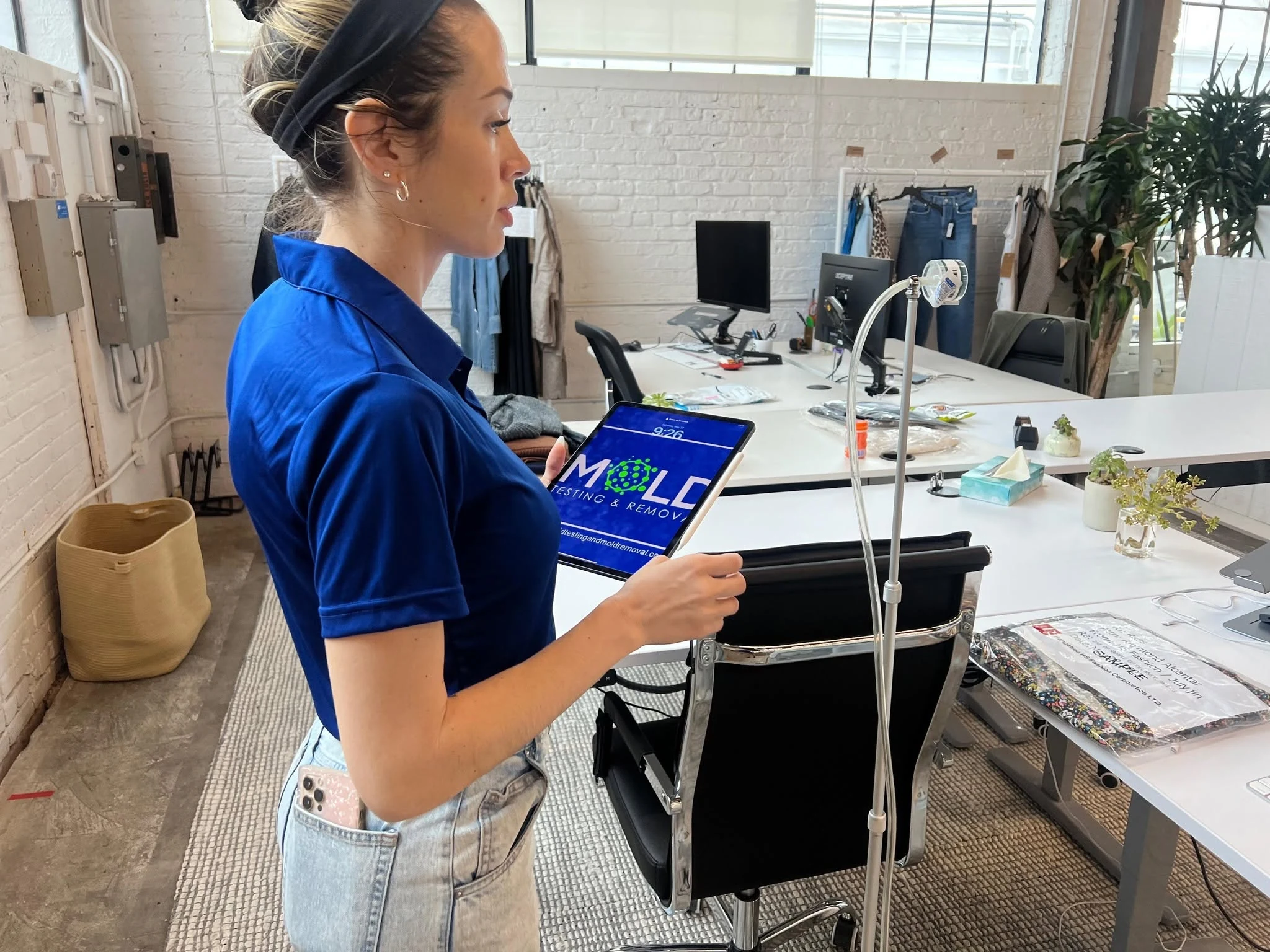 Professional indoor air quality and mold air sampling in Los Angeles