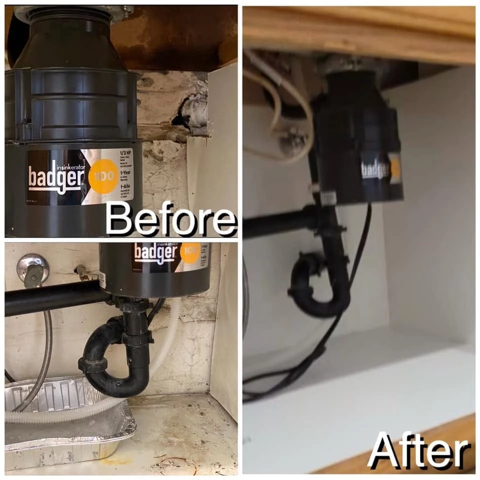 Under sink mold and water damage evaluation in Montclair