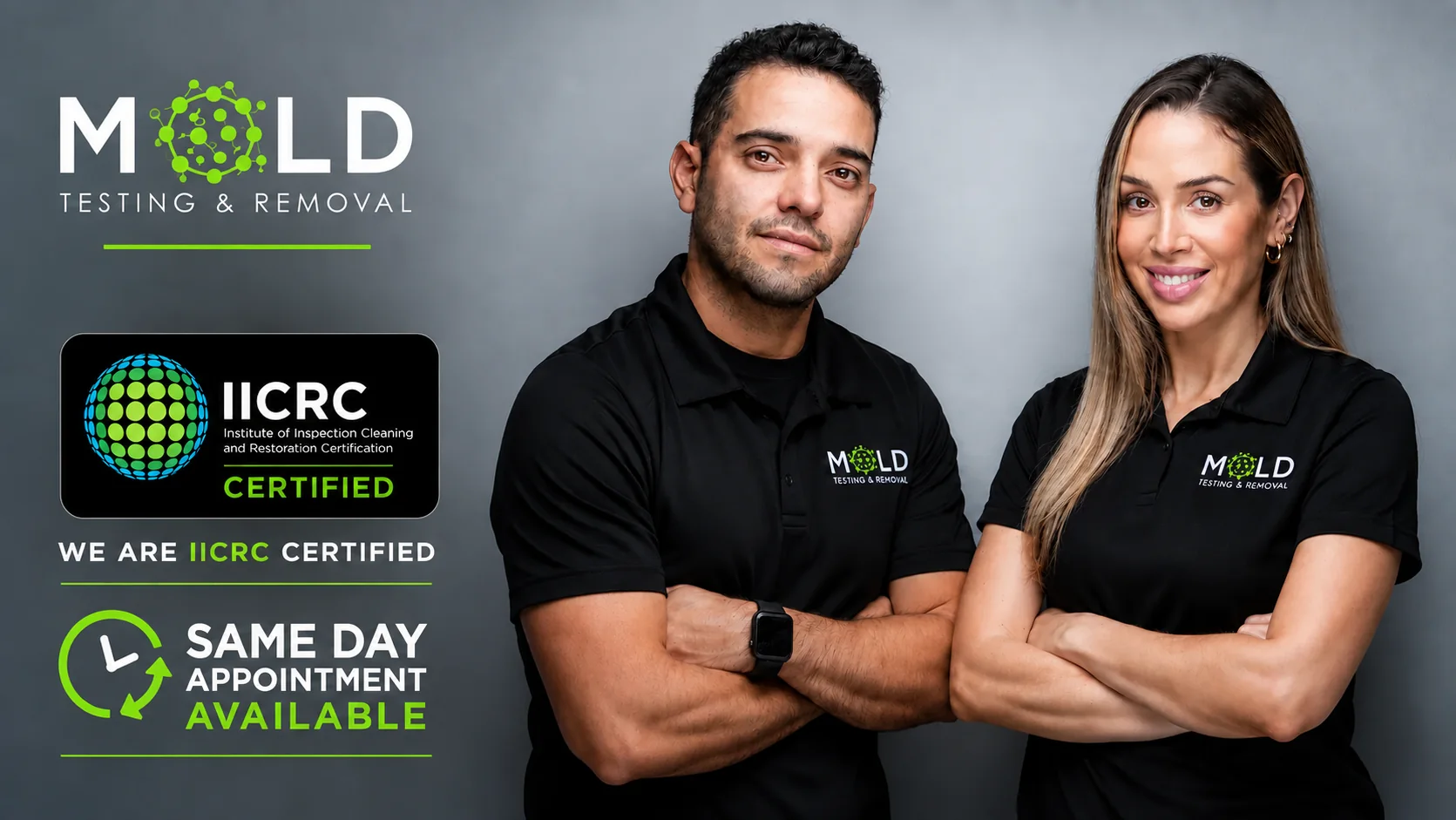 Mold Testing and Removal Services team in professional uniforms